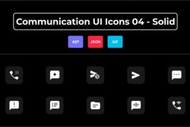 Communication UI Icons 04 - Solid 44836923