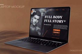 Laptop Screen Display Promo Mockup 44591595