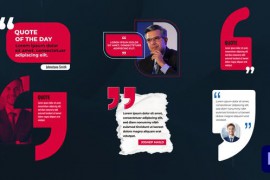 Trendy Quotes Titles | Corporate Lowerthirds Text Pack 45821872
