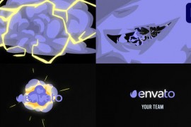 Cartoon Explosion Logo Opener for Premiere Pro 46211787