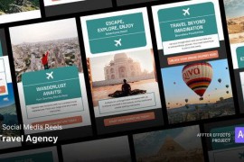 Social Media Reels - Travel Agency After Effects Template 48914171