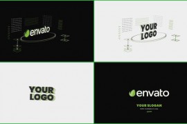 3D Isometric Logo Animation 45590566