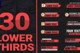 Lower Thirds Pack MOGRT 50076452