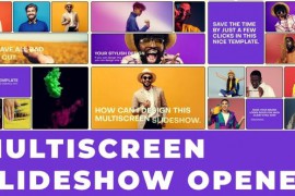 Multiscreen Slideshow | Split Screen Opener | Dynamic Intro 49266923