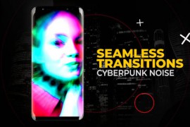 Vertical Cyberpunk Noise Transitions 52300642