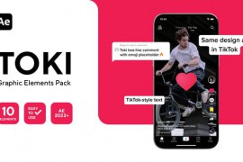 Toki - TikTok Graphics Pack For After Effects 43447602