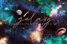 CreativeMarket – Galaxy Brushes for Procreate 5992272