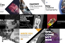 Typography Slides | After Effects 42884740