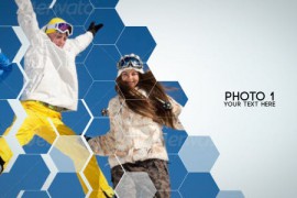 Hexagon Particles Slideshow 11041247
