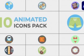 Vacation & Traveler Animated Icons for After Effects 47247421