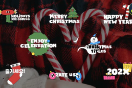 Christmas And New Year Titles for DaVinci Resolve 50027735