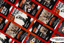 Fernost Basketball Sports Reel | Mogrt 48590601