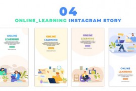 Vector Interactive Learning Scene Instagram Story 48622113