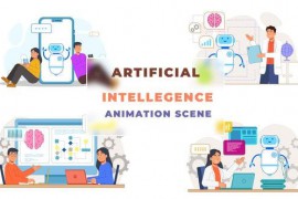 Artificial Intelligence Animation Scene folder 43070610