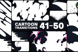 Cartoon Transitions for DaVinci Resolve 52058449