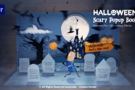 Halloween Scary Popup Book for Premiere Pro 48349895