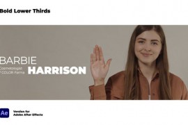 Bold Lower Thirds 45347836