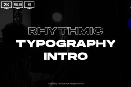 Rhythmic Typography Intro | MOGRT 44505676