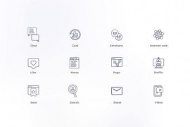Social Media - Outline Icons 46804853