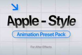 Free Download:Naughty Yjuan – Apple Style Animation Pack for After Effects