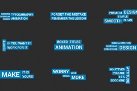 Boxed Kinetic Typography 45548789