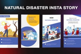 Natural Disaster Instagram Story Premiere Pro Template 44604544
