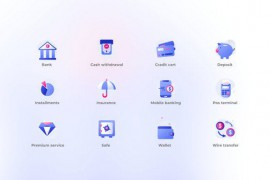 Banking - Gradient Icons 47725639