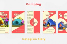 Winter Camping Instagram Story 44420628