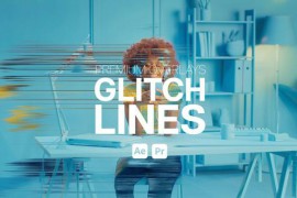 Premium Overlays Glitch Lines 49482413