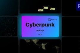 Cyberpunk Overlays for Premiere Pro Vol. 07 47591504