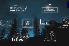 Funeral Titles for Premiere Pro 51084143