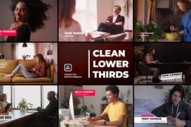 Clean Lower Thirds | DaVinci Resolve 50207298