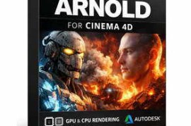 Free Download:Arnold v4.9.1.1 for Cinema 4D 2024 – 2026