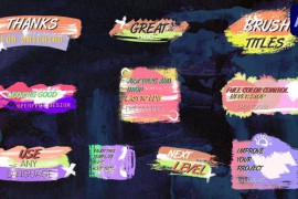 Brush Titles | After Effects 44389990