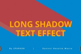 Long Shadow / Extrude Text Effect 48344633