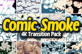 Comic Smoke Transition Pack 50194541