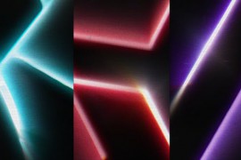 Grunge Neon Lines Logo 43637379