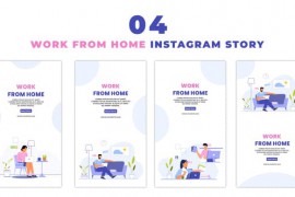 Premium Vector Work from Home Instagram Story 47395472