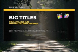 Big Titles I FCPX & Motion 29651706