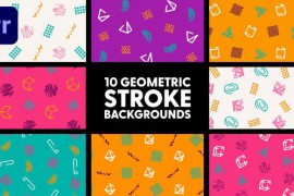 Geometric Stroke Backgrounds 50474332