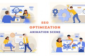 SEO Optimization Animation Scene 43333790