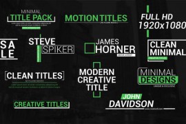 Creative Lower Third Titles 43752064