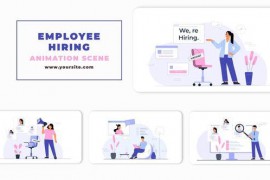 Employee Hiring Premiere Pro Animation Scene 46460009
