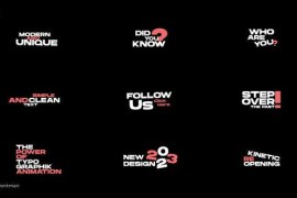 Kinetic Typography 1.0 | AE 46527198
