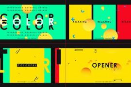 Colorful Typo Intro 48857049