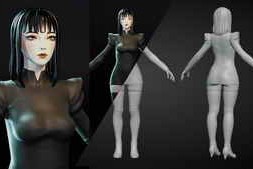 Udemy – 3D Blender Full character sculpting, cute female / woman