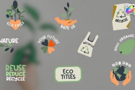 Eco Recycle Titles | FCPX 48140804
