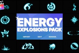 Energy Explosion Elements | FCPX 23744366