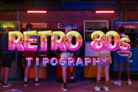 Retro 80s Typeface 46356596