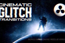 Cinematic Glitch Transitions Pack for DaVinci Resolve 46012734